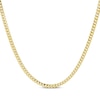 Thumbnail Image 0 of Solid Cuban Curb Chain Necklace 3.3mm 14K Yellow Gold 20"