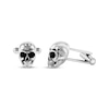 Thumbnail Image 3 of Skull Cufflinks Stainless Steel & Black Ion Plating