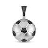 Thumbnail Image 1 of Black Diamond Soccer Ball Charm 1/4 ct tw Sterling Silver