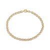 Thumbnail Image 1 of Diamond Marquise Link Chain Bracelet 1/6 ct tw 10K Yellow Gold 7&quot;