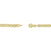 Thumbnail Image 3 of Diamond Marquise Link Chain Bracelet 1/6 ct tw 10K Yellow Gold 7&quot;