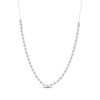 Thumbnail Image 1 of Marquise & Round-Cut Diamond Necklace 4-1/2 ct tw 14K White Gold 18&quot;