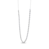 Thumbnail Image 2 of Marquise & Round-Cut Diamond Necklace 4-1/2 ct tw 14K White Gold 18&quot;