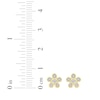 Thumbnail Image 5 of Diamond Flower Stud Earrings 1/10 ct tw 10K Yellow Gold