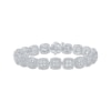 Thumbnail Image 1 of Multi-Diamond Cushion Link Bracelet 5-5/8 ct tw 10K White Gold 7&quot;