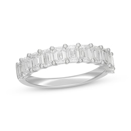 Neil Lane Artistry Emerald-Cut Lab-Grown Diamond Anniversary Ring 2 ct tw 14K White Gold