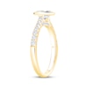 Thumbnail Image 1 of Oval-Cut Diamond Bezel-Set Engagement Ring 1 ct tw 14K Yellow Gold