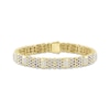 Thumbnail Image 0 of Men's Diamond Panther-Style Link Bracelet 2 ct tw 10K Yellow Gold 8.5"