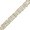 Thumbnail Image 1 of Men's Diamond Panther-Style Link Bracelet 2 ct tw 10K Yellow Gold 8.5"