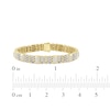 Thumbnail Image 4 of Men's Diamond Panther-Style Link Bracelet 2 ct tw 10K Yellow Gold 8.5"