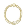 Thumbnail Image 1 of Hollow Multi-Chain Bracelet 10K Yellow Gold 7.5&quot;