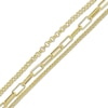 Thumbnail Image 2 of Hollow Multi-Chain Bracelet 10K Yellow Gold 7.5&quot;