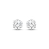 Thumbnail Image 2 of Certified Round-Cut Diamond Solitaire Stud Earrings 1-1/2 ct tw 14K White Gold (F/I1)