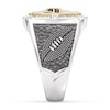 Thumbnail Image 3 of True Fans Seattle Seahawks Championship Ring Sterling Silver & 10K Yellow Gold Ring