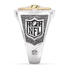 Thumbnail Image 4 of True Fans Seattle Seahawks Championship Ring Sterling Silver & 10K Yellow Gold Ring