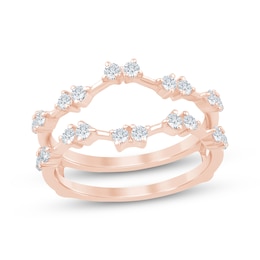 Now + Forever Diamond Enhancer Ring 1/2 ct tw 14K Rose Gold