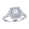 Thumbnail Image 1 of THE LEO Legacy Lab-Grown Diamond Emerald-Cut Double-Frame Engagement Ring 1 ct tw 14K White Gold