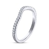 Thumbnail Image 2 of THE LEO Legacy Lab-Grown Diamond Contoured Wedding Band 1/5 ct tw 14K White Gold