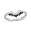 Thumbnail Image 7 of Neil Lane Black & White Diamond Contoured Wedding Band 3/8 ct tw 14K White Gold