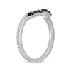 Thumbnail Image 8 of Neil Lane Black & White Diamond Contoured Wedding Band 3/8 ct tw 14K White Gold