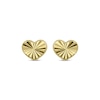 Thumbnail Image 1 of Children's Diamond-Cut Heart Stud Earrings 14K Yellow Gold