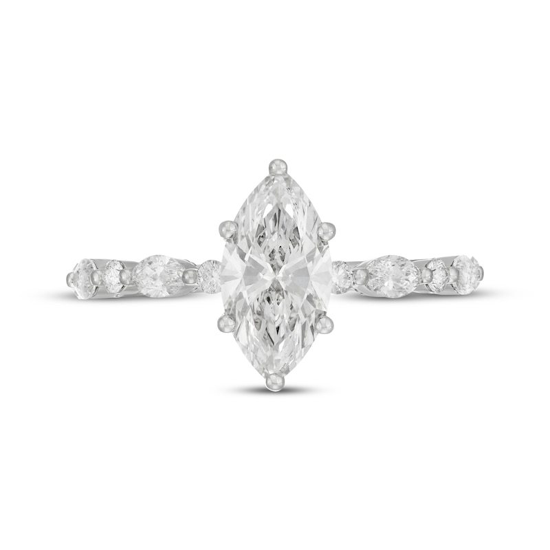 Neil Lane Artistry Marquise-Cut  Lab-Grown diamond Engagement Ring 2 ct tw 14K White Gold