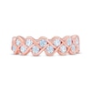 Thumbnail Image 3 of THE LEO First Light Diamond Staggered Anniversary Ring 3/4 ct tw 14K Rose Gold