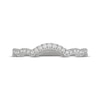 Thumbnail Image 10 of Neil Lane Diamond Scalloped Wedding Band 1/5 ct tw 14K White Gold