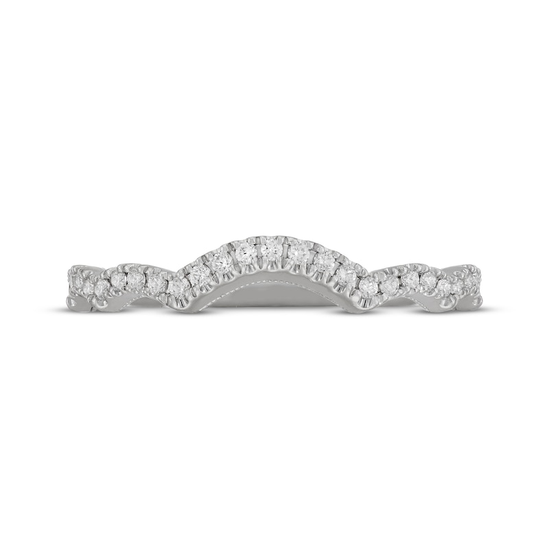 Main Image 10 of Neil Lane Diamond Scalloped Wedding Band 1/5 ct tw 14K White Gold