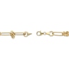 Thumbnail Image 3 of Hollow Love Knot Link Bracelet 10K Yellow Gold 7.5&quot;