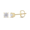 Thumbnail Image 2 of Lab-Grown Diamonds by KAY Round-cut Solitaire Stud Earrings 1/2 ct tw 14K Yellow Gold (F/SI2)