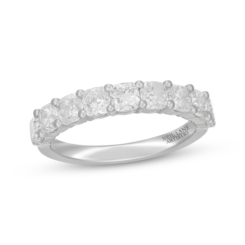 Main Image 1 of Neil Lane Artistry Cushion-Cut Lab-Grown Diamond Anniversary Ring 2 ct tw 14K White Gold