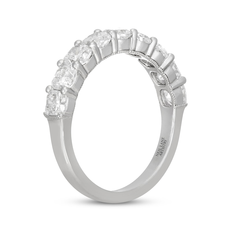 Main Image 2 of Neil Lane Artistry Cushion-Cut Lab-Grown Diamond Anniversary Ring 2 ct tw 14K White Gold