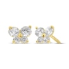 Thumbnail Image 1 of Children's Cubic Zirconia Butterfly Stud Earrings 14K Yellow Gold