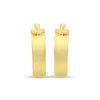 Thumbnail Image 2 of Flat Hoop Earrings 10K Yellow Gold 15mm