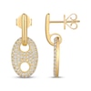 Thumbnail Image 1 of STUDIO BY KAY Diamond Mariner Link Drop Earrings 3/4 ct tw 10K Yellow Gold