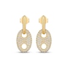 Thumbnail Image 2 of STUDIO BY KAY Diamond Mariner Link Drop Earrings 3/4 ct tw 10K Yellow Gold