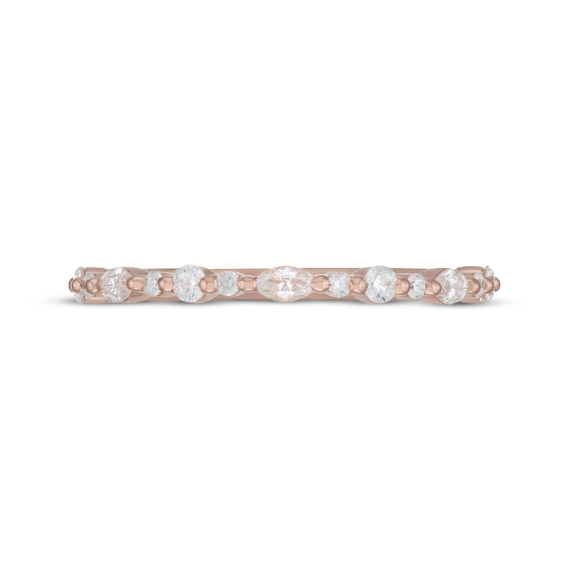 Main Image 3 of Neil Lane Premiere Marquise & Round-Cut Diamond Anniversary Band 3/8 ct tw 14K Rose Gold