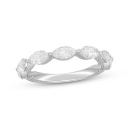 Neil Lane Artistry Marquise-cut Lab-Grown Diamond Anniversary Band 1-1/2 ct tw 14K White Gold