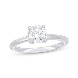 Lab-Grown Diamonds by KAY Solitaire Engagement Ring 1-1/2 ct tw 14K White Gold (F/SI2)