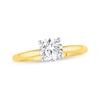 Thumbnail Image 1 of Lab-Grown Diamonds by KAY Round-Cut Solitaire Engagement Ring 1 ct tw 14K Yellow Gold (F/SI2)