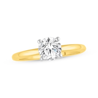 THE LEO Diamond Artisan Ring 1 Carat 14K Yellow Gold