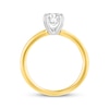 Thumbnail Image 3 of Lab-Grown Diamonds by KAY Round-Cut Solitaire Engagement Ring 1 ct tw 14K Yellow Gold (F/SI2)