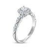 Thumbnail Image 2 of THE LEO Diamond Princess-Cut Twist Shank Engagement Ring 1/2 ct tw 14K White Gold