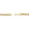 Thumbnail Image 3 of V Circle Chain Necklace 8.9mm Hollow 10K Yellow Gold 18&quot;