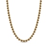 Thumbnail Image 1 of Men's Brown Multi-Diamond Link Necklace 4-1/2 ct tw 10K Yellow Gold 20&quot;