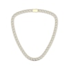 Thumbnail Image 2 of Men's Diamond Angled Curb Chain Necklace 3 ct tw 10K Yellow Gold 22&quot;