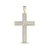 Thumbnail Image 3 of Men's Diamond Cross Charm 5 ct tw 14K Yellow Gold