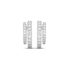 Thumbnail Image 2 of THE LEO Diamond Double Hoop Earrings 1 ct tw 14K White Gold