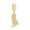 Thumbnail Image 3 of Charmed Memories Sitting Cat Charm 10K Yellow Gold